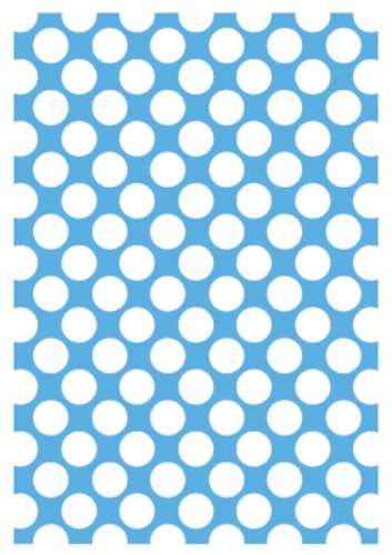 Printed Wafer Paper - Large Polkadot Pastel Blue - Click Image to Close